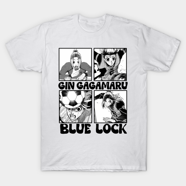 Gin Gagamaru _Anime_Soccer_Anime_Manga Bluelock TShirt TeePublic